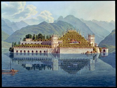 I giardini terrazzati, Isola Bella, Lago Maggiore, Italia da Mathias Gabriel Lory