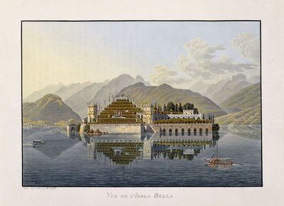 Vista di Isola Bella, 1811-1819 da Mathias Gabriel Lory