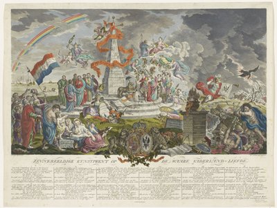 Allegoria del vero patriottismo, 1788 da Mathias de Sallieth