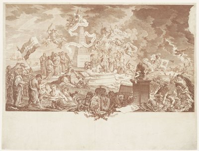 Allegoria del vero patriottismo, 1788 da Mathias de Sallieth