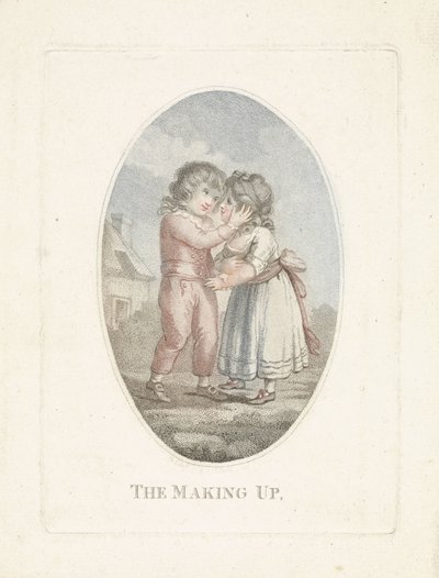 Bambino bacia bambina da Mathias de Sallieth