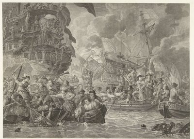 Il raid olandese sul Medway e la cattura del Royal Charles, 1667 da Mathias de Sallieth