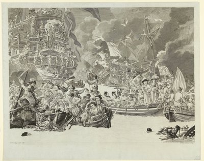 Il raid olandese sul Medway e la cattura del Royal Charles, 1667 da Mathias de Sallieth