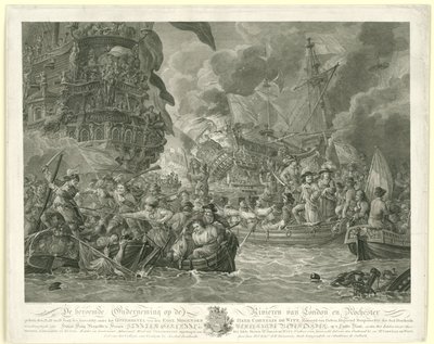Il raid olandese sul Medway e la cattura del Royal Charles, 1667 da Mathias de Sallieth