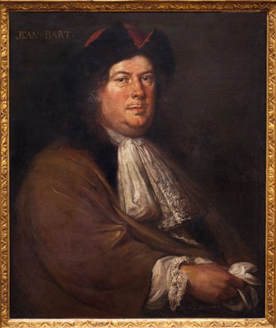 Ritratto di Jean Bart (1650-1702). Dipinto di Mathieu Elias (1658-1741), olio su tela, inizio XVIII secolo. Arte francese da Mathieu Elias
