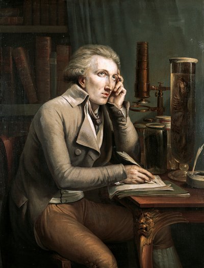 Ritratto di Georges Leopold Cuvier da Mathieu Ignace van Bree