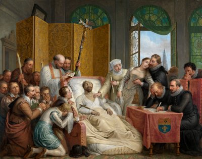 La Morte di Peter Paul Rubens da Mathieu Ignace van Bree