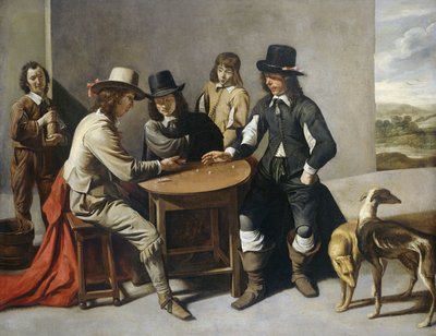 I giocatori di dadi da Mathieu Lenain (le cadet) (follower of)