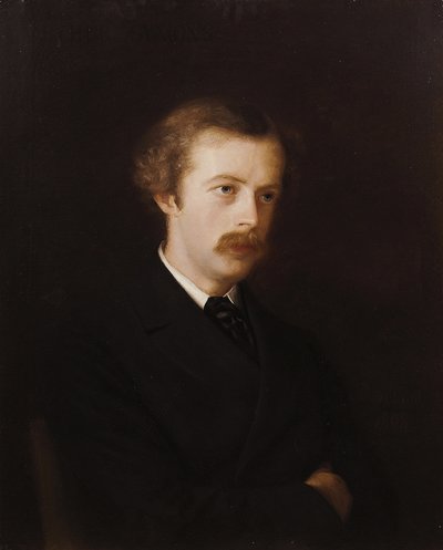 Ritratto del poeta Arthur Symons da Mathilde de La Tour Comtesse