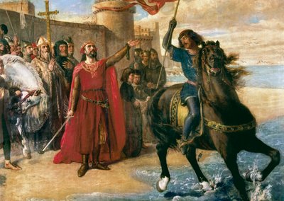 La Reconquista, Spagna XIII secolo - Alfonso X il Saggio da Matias Moreno Gonzalez