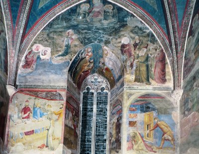 Scene dalla vita di San Giovanni Battista, dalla Cappella di San Giovanni, 1346-48 da Matteo Giovanetti