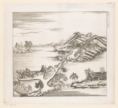 Vista di una parte del palazzo estivo imperiale a Chengde (Jehol) in Cina da Matteo Ripa