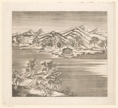 Veduta di una parte del palazzo estivo imperiale a Chengde (Jehol) in Cina da Matteo Ripa