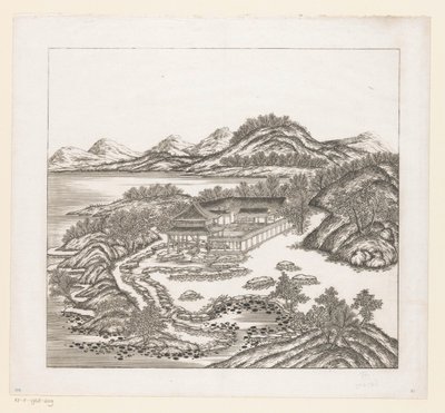 Vista di una parte del palazzo estivo imperiale a Chengde (Jehol) in Cina da Matteo Ripa