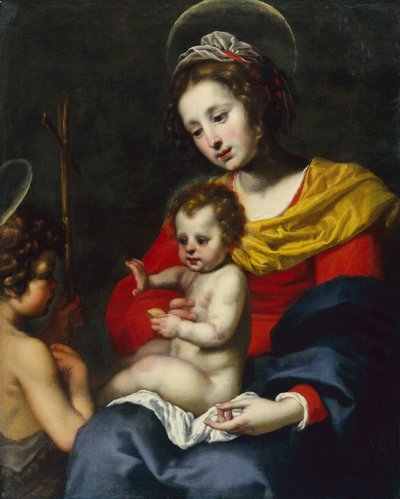 La Madonna e il Bambino con il Giovane San Giovanni Battista da Matteo Rosselli
