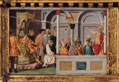 Madonna col Bambino e Santi Giacomo, Agostino, Bernardino e Margherita, primi decenni del XIV secolo da Matteo di (c.1430 95) Giovanni