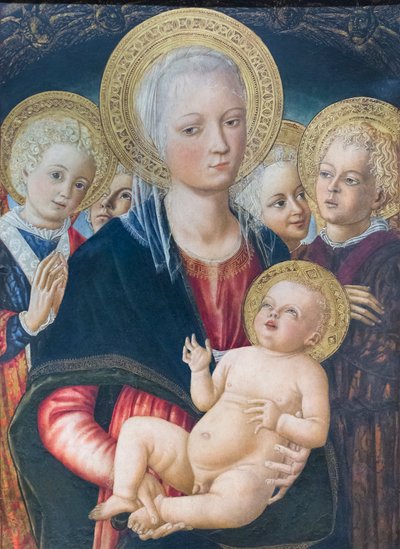 Madonna col Bambino e angeli da Matteo di (c.1430 95) Giovanni