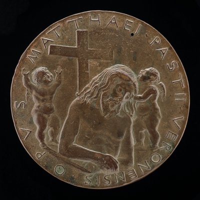 Cristo nel Sepolcro [retro], 1446-1450 da Matteo di Andrea de Pasti