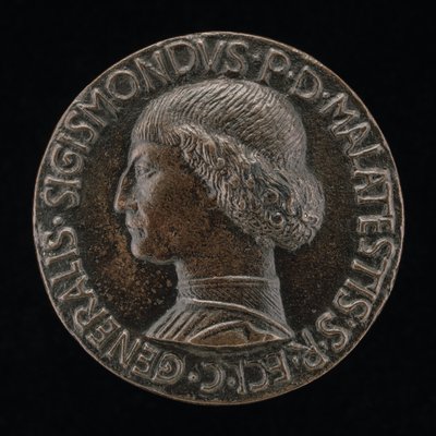 Sigismondo Pandolfo Malatesta, 1417-1468, Signore di Rimini e Fano [recto] da Matteo di Andrea de Pasti