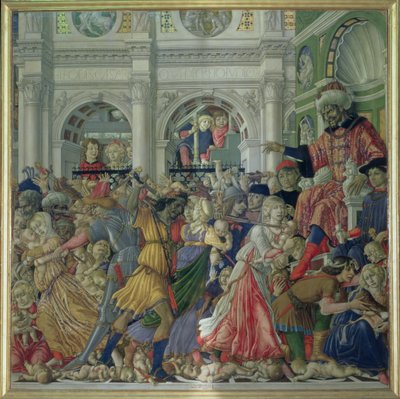Il massacro degli innocenti, 1482 da Matteo di Giovanni di Bartolo
