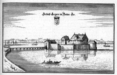 Argen - estratto da Topographia Sueviae (Schwaben) da Matthaus Merian