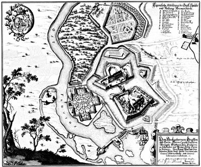 Bremervörde, Bassa Sassonia, Germania da Matthaus Merian