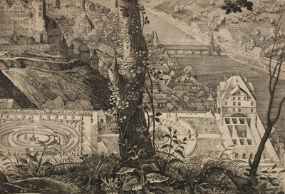 Hortus Palatinus. Giardino del castello di Heidelberg da Matthäus Merian d.Æ.