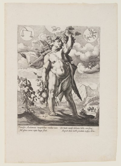 Autunno, da Le quattro stagioni da Matthaus Greuter