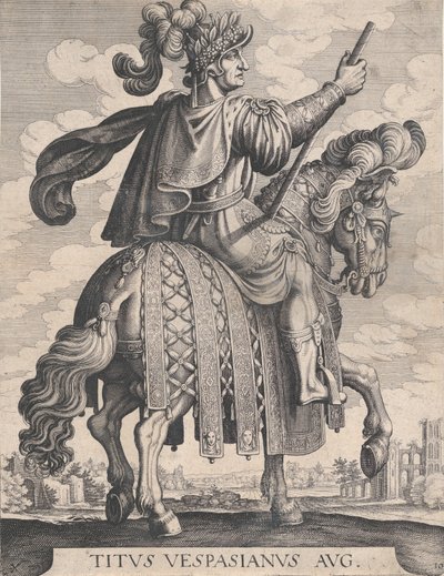 Tavola 10: Imperatore Tito a cavallo, da 