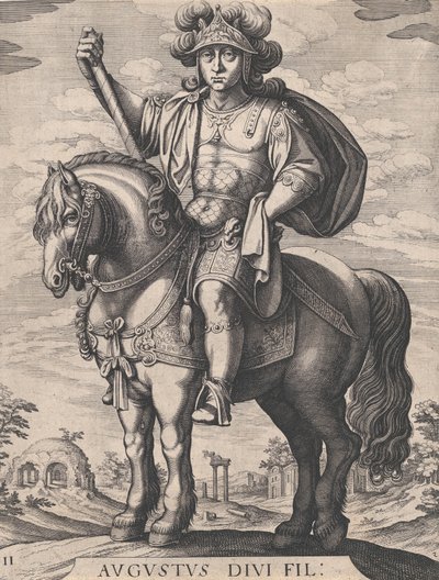 Tavola 2: Imperatore Augusto a cavallo, da 