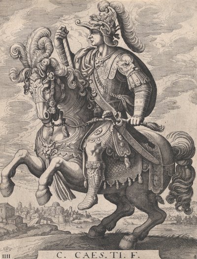 Imperatore Gaio a cavallo, dalla serie 