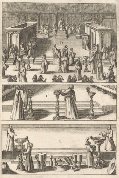 Tavola da "Topographia Italiae", 1688 da Matthaus Merian