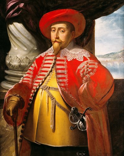 Ritratto del re Gustavo II Adolfo di Svezia 1594-1632, 1631-1632 da Matthaus the Elder Merian