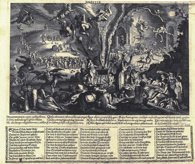 Il Sabba delle Streghe da Matthaus the Elder Merian