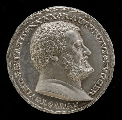 Raymund Fugger, 1489-1535, studioso e mecenate delle arti (recto) da Matthes Gebel