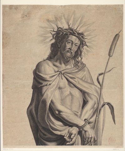 Ecce Homo (serie Ecce Homo, il Cristo crocifisso, la Vergine Maria e Giovanni Evangelista) da Mattheus Borrekens
