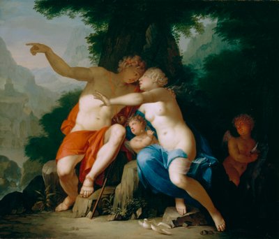 Venere e Adone da Mattheus Terwesten