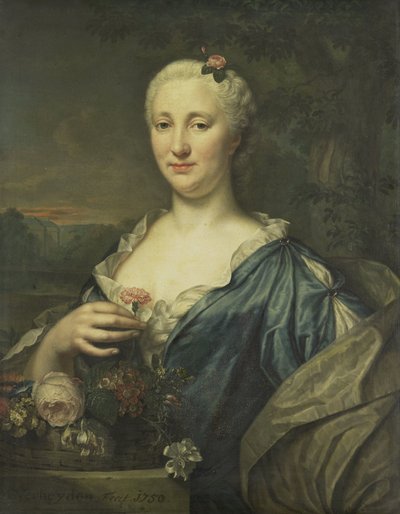 Ritratto di Agnes Margaretha Albinus, moglie di Coenraad van Heemskerck da Mattheus Verheyden
