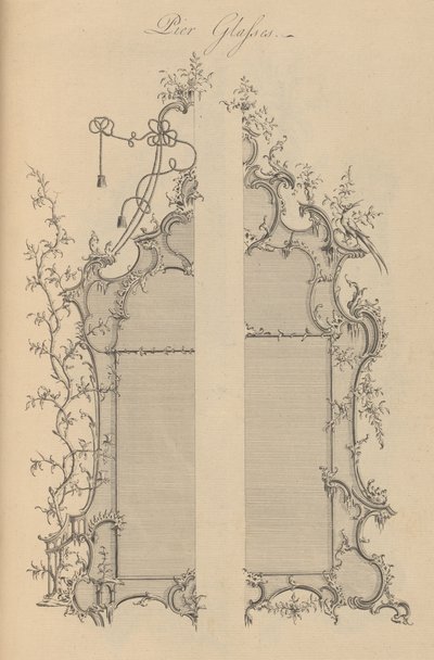 Un sistema generale di mobili utili e ornamentali..., 1759-1763 da Matthew Darly