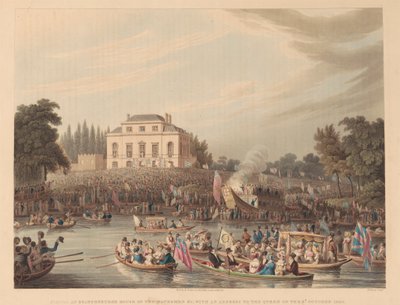 Arrivo alla Casa di Brandenburgh dei Barcaioli da Matthew Dubourg
