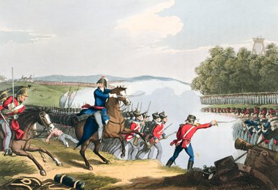 La battaglia di Waterloo decisa dal duca di Wellington da Matthew Dubourg