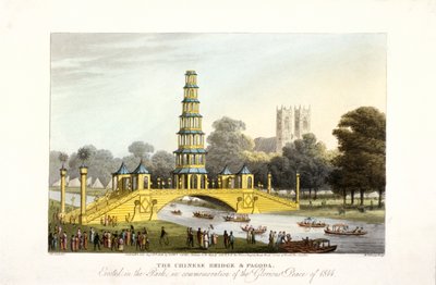 Il ponte cinese e la pagoda, eretti a St James