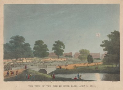 La Vista della Fiera a Hyde Park, 1 Agosto da Matthew Dubourg