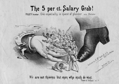 Il prelievo salariale del 5%, pubblicato da A. McLean Jr., St Louis, c.1873 da Matthew Hastings