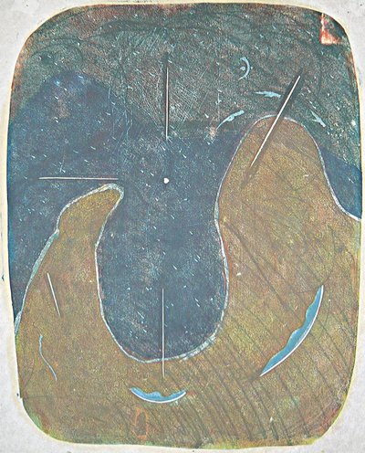 tabla one, 2012 (linoprint) da Matthew Hilton