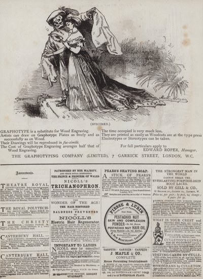 Pagina di pubblicità da Matthew