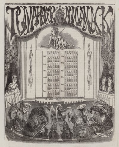 Almanacco Tomahawk per il 1869 da Matthew