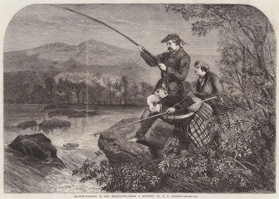 Pesca al salmone nelle Highlands da Matthew Somerville Morgan