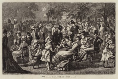 Fiera di maggio, uno schizzo a Hyde Park da Matthew White Ridley