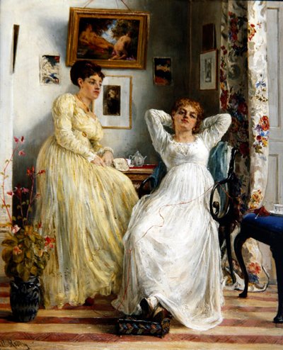 Sorelle, c.1876 da Matthew White Ridley